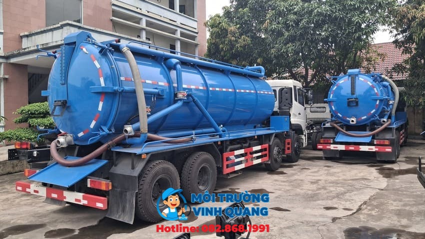 Hút hầm cầu Quận 1 uy tín, giá rẻ 24/7 | Môi Trường Vinh Quang. Alo ngay: 082.868.1991